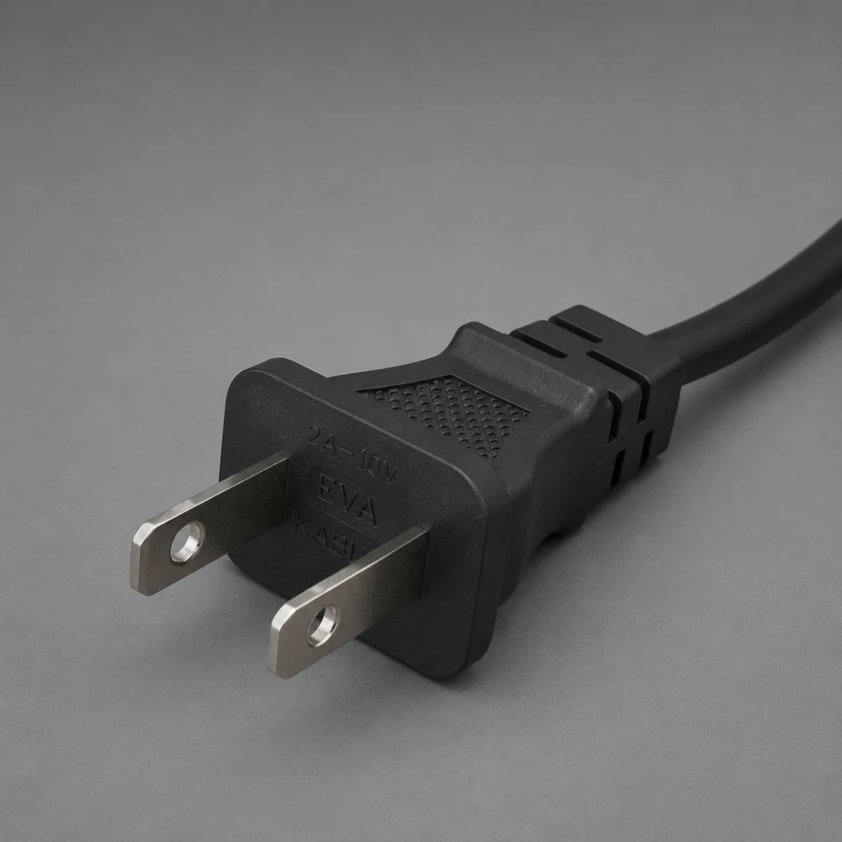 EVA 10 15 A 125 V Type A iki uçlu fişli güç kablosu görseli 1