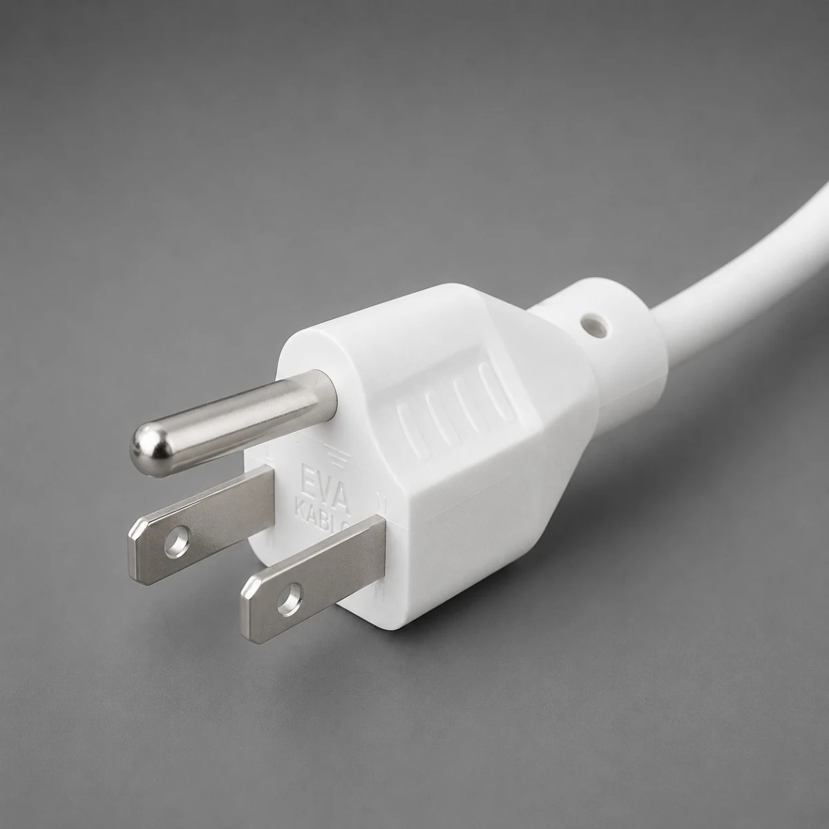 EVA 21 15 A 125 V Type B topraklı düz fişli güç kablosu görseli 2